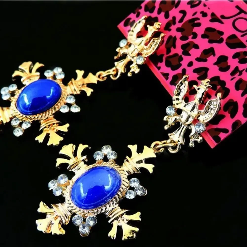 BJ BLUE EARRINGS NWT JUST IN! - Picture 5 of 6
